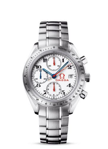 Omega Speedmaster Date 40 Stainless Steel / White / Bracelet / Olympic Timeless